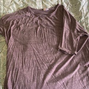Hearhered purple lularoe irma